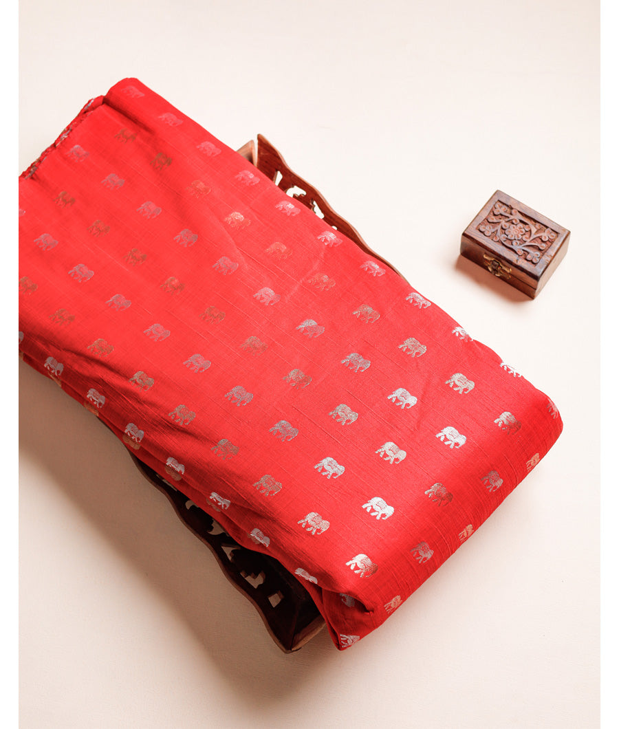 DUPION SILK BROCADE FABRIC