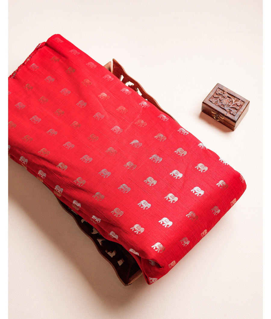 DUPION SILK BROCADE FABRIC