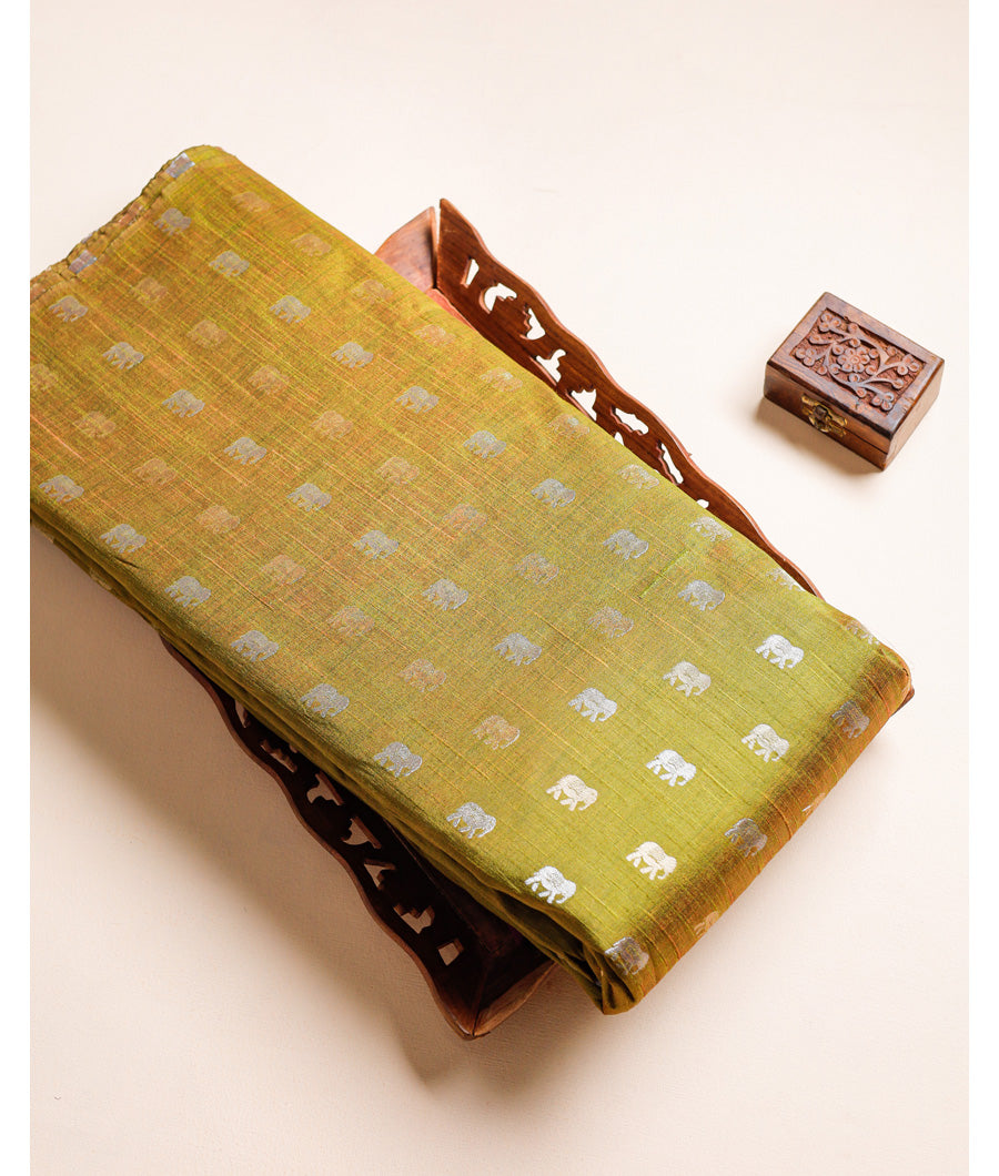 DUPION SILK BROCADE FABRIC