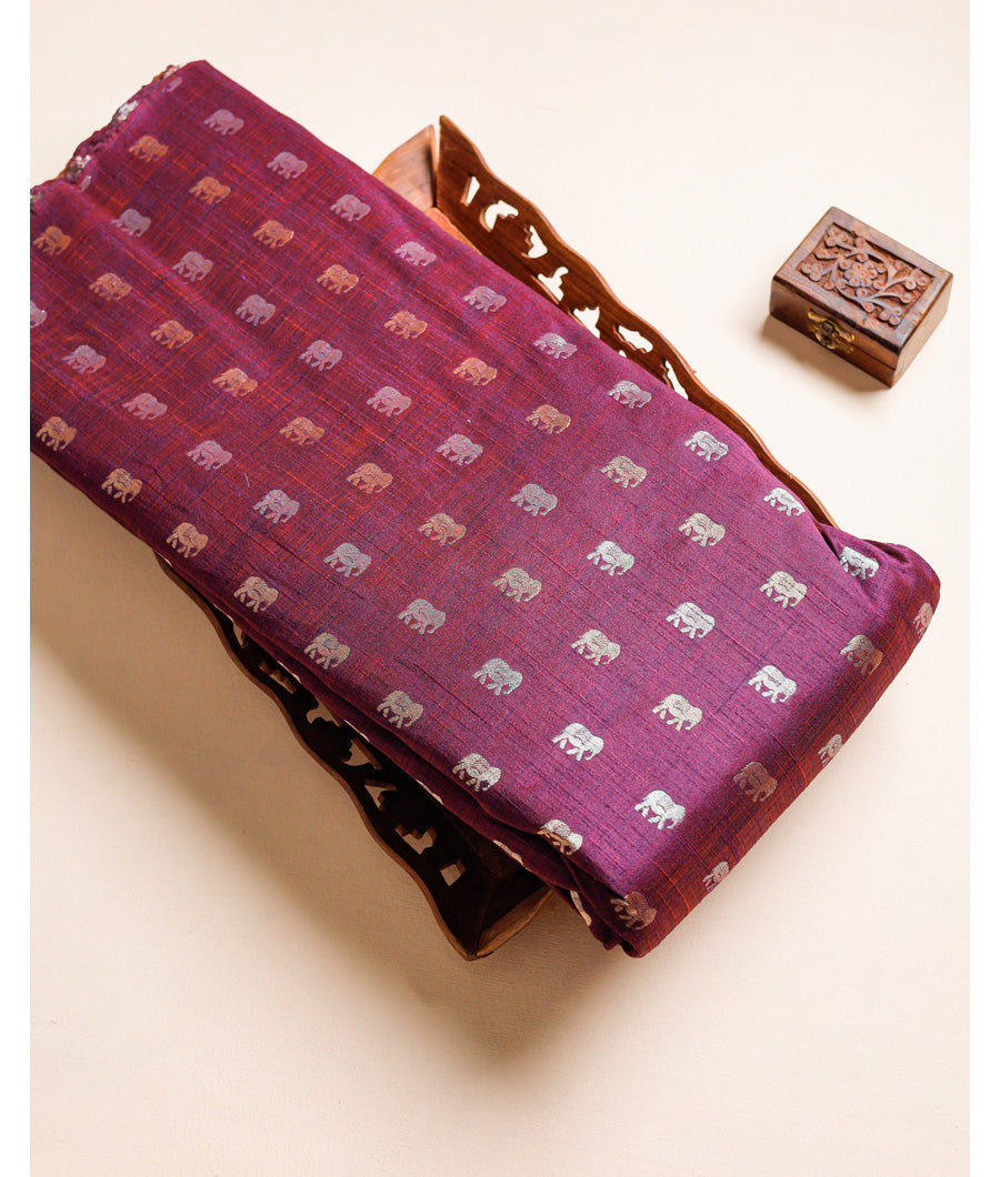 DUPION SILK BROCADE FABRIC