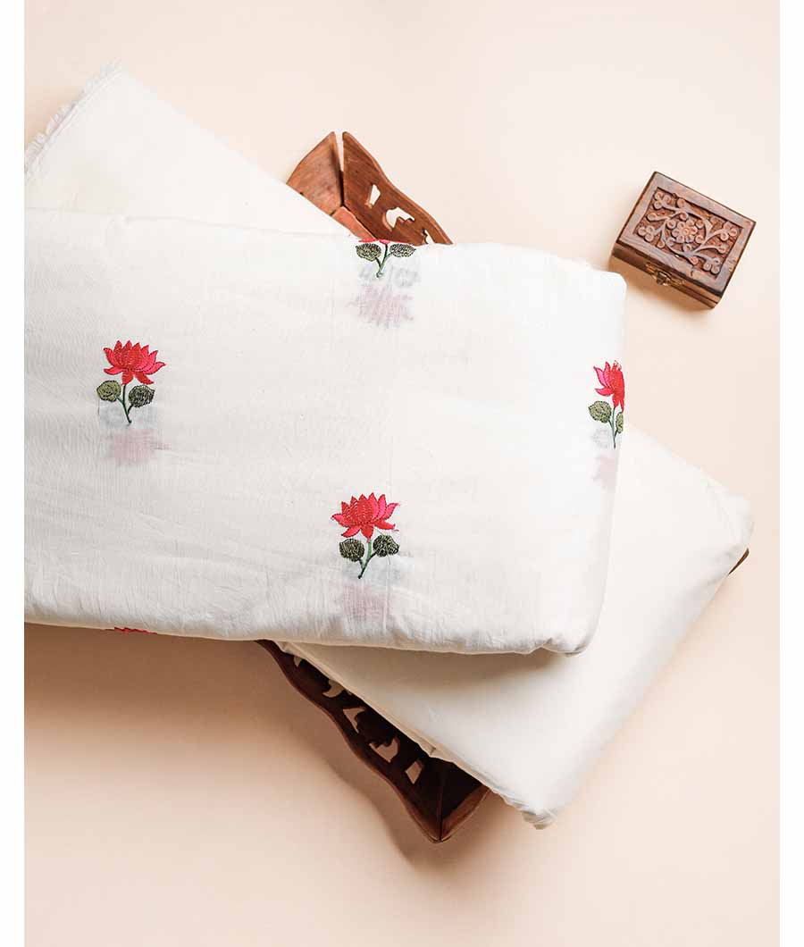 COTTON EMBROIDERED & PLAIN FABRIC
