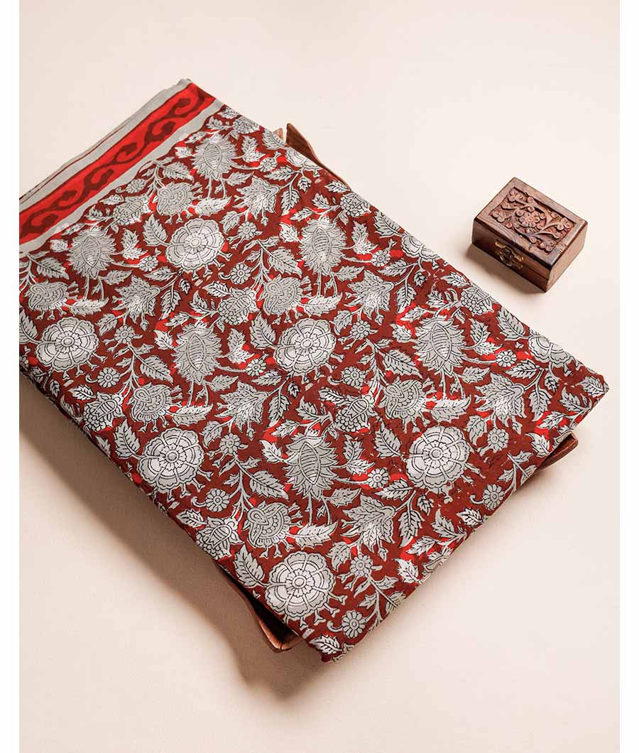 PURE COTTON HAND BLOCK PRINTED FABRIC