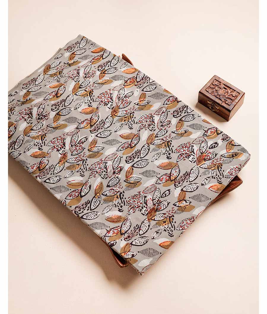 PURE COTTON HAND BLOCK PRINTED FABRIC