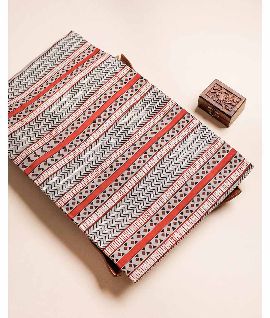 PURE COTTON HAND BLOCK PRINTED FABRIC