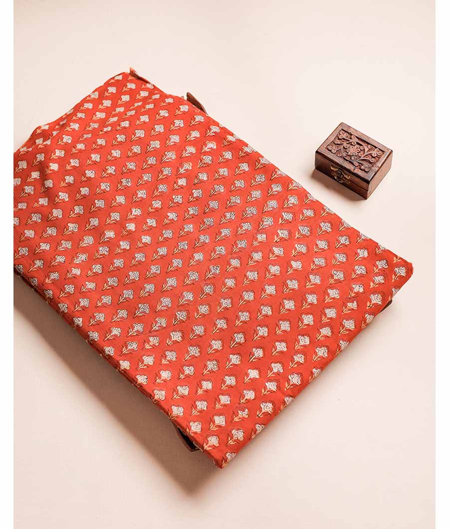 PURE COTTON HAND BLOCK PRINTED FABRIC