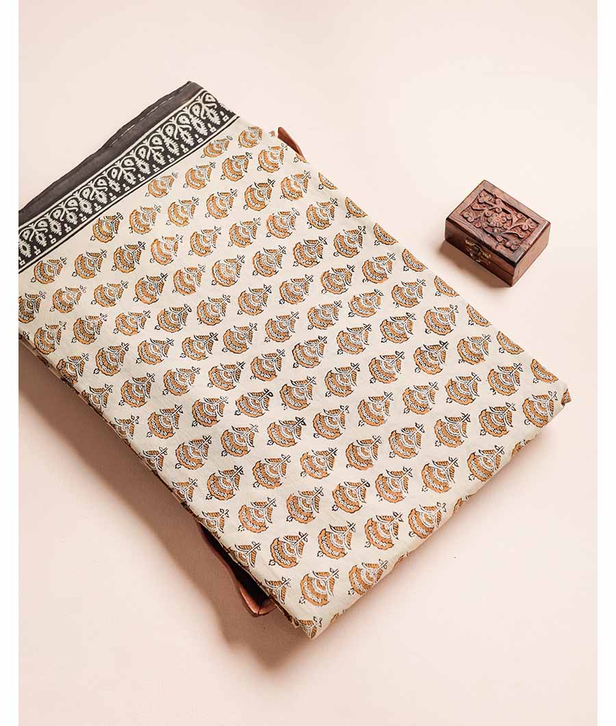 PURE COTTON HAND BLOCK PRINTED FABRIC
