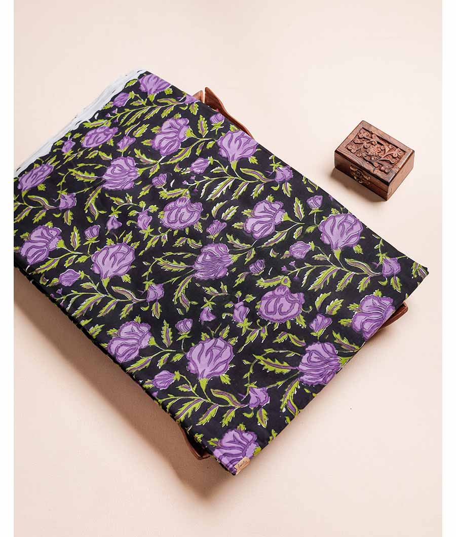 PURE COTTON HAND BLOCK PRINTED FABRIC