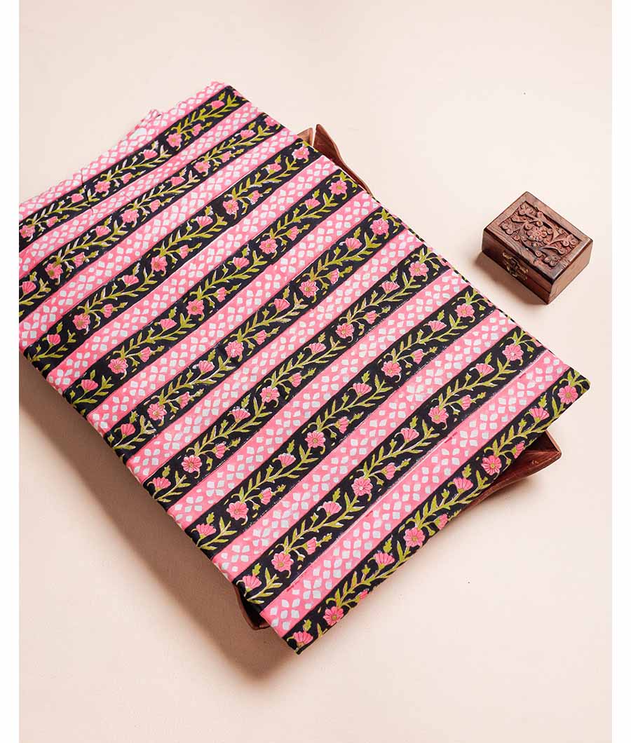 PURE COTTON HAND BLOCK PRINTED FABRIC