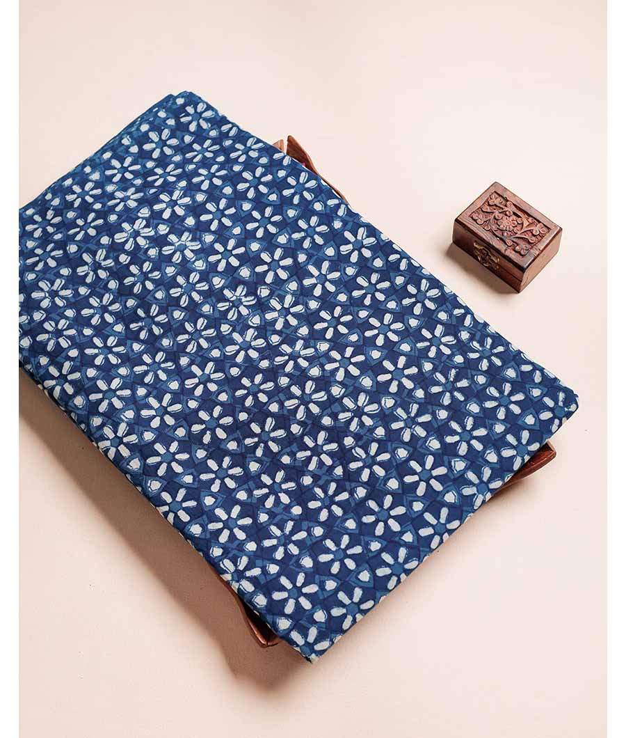 PURE COTTON HAND BLOCK PRINTED FABRIC