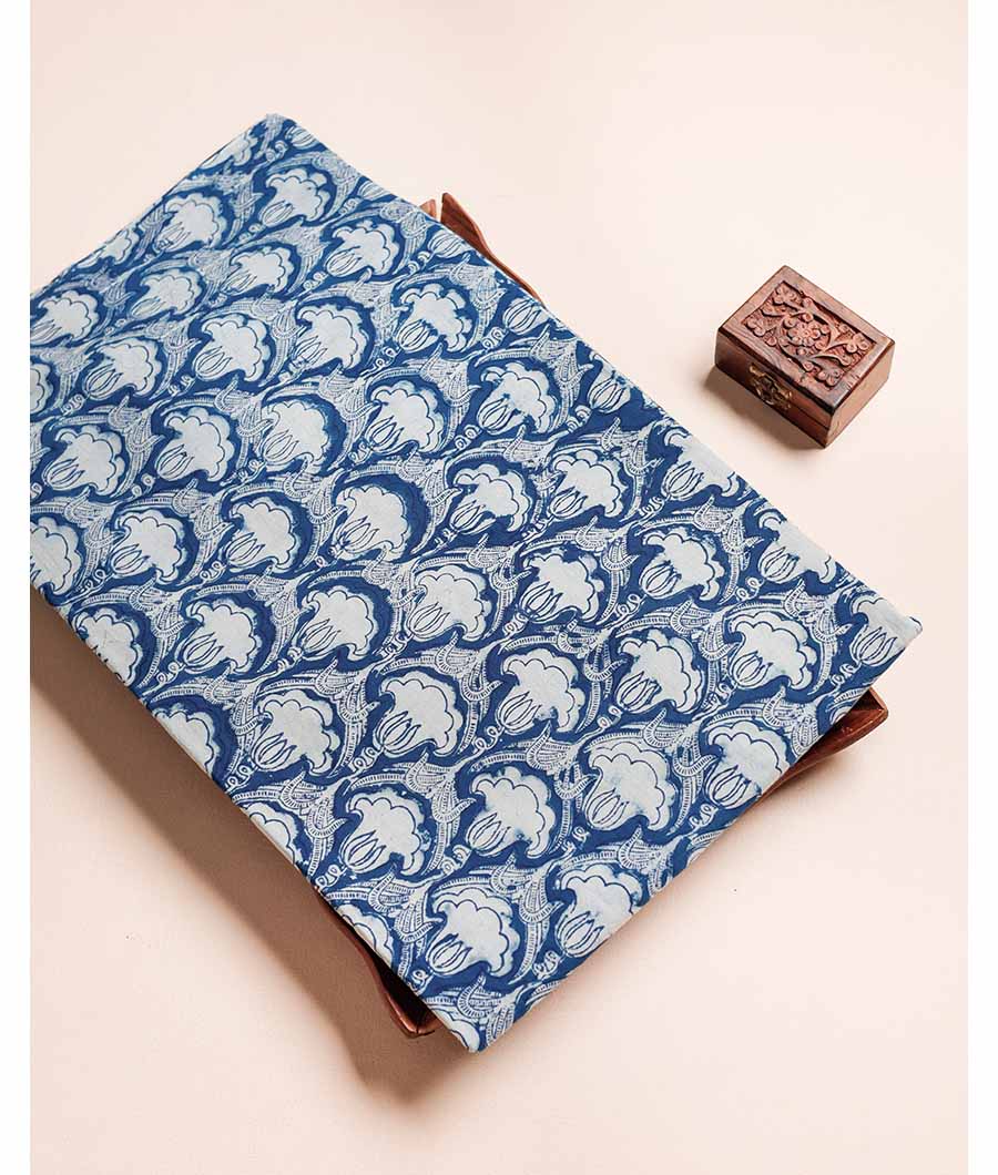 PURE COTTON HAND BLOCK PRINTED FABRIC