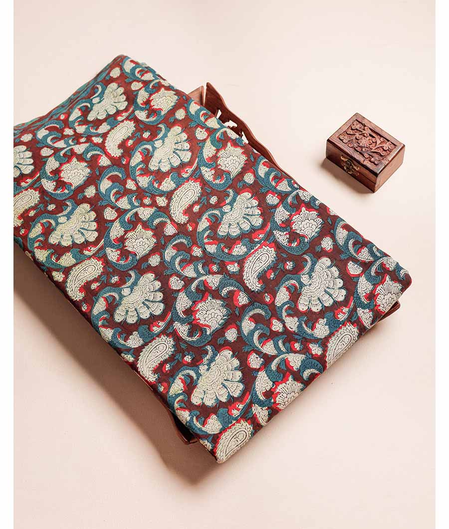 PURE COTTON HAND BLOCK PRINTED FABRIC