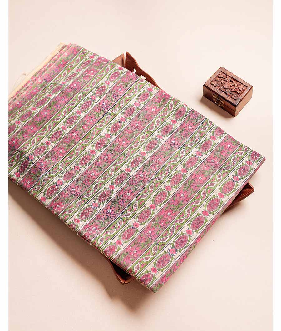 PURE COTTON HAND BLOCK PRINTED FABRIC