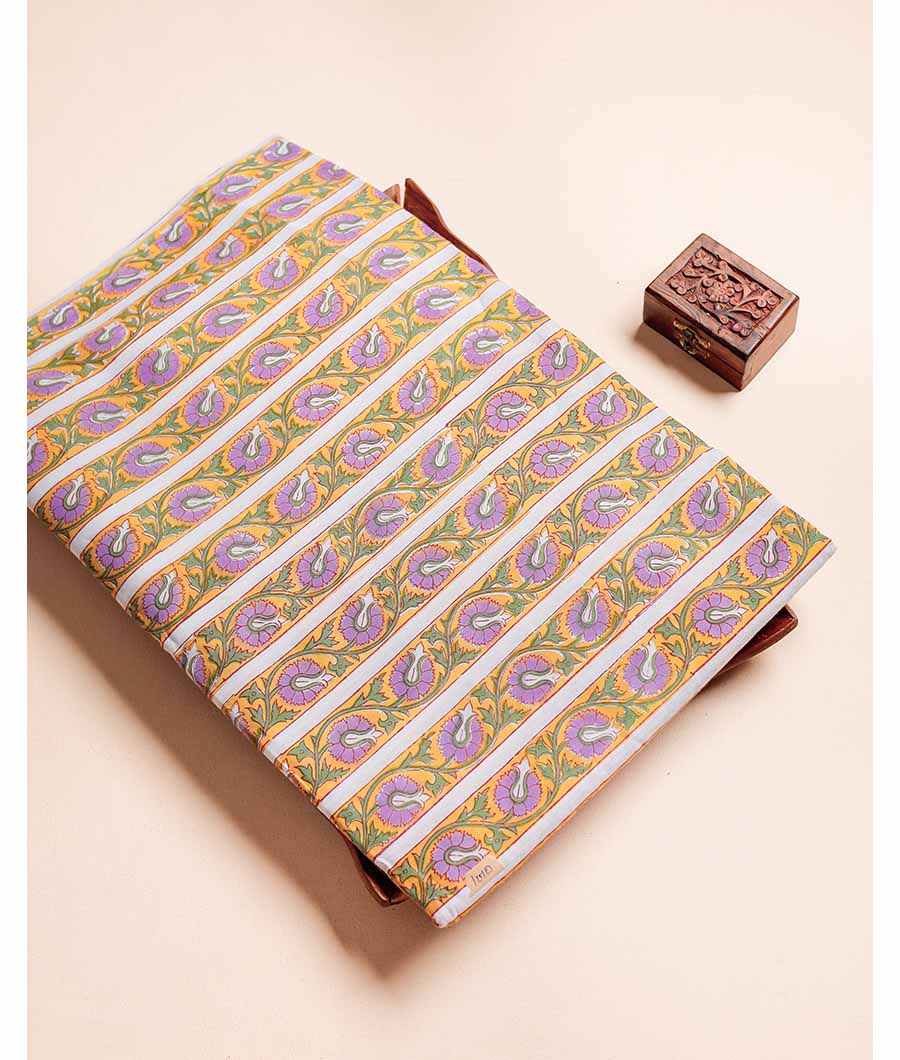 PURE COTTON HAND BLOCK PRINTED FABRIC