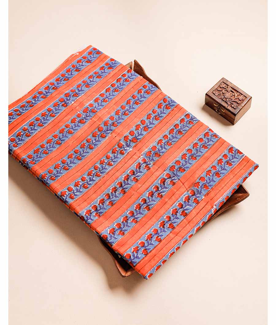 PURE COTTON HAND BLOCK PRINTED FABRIC