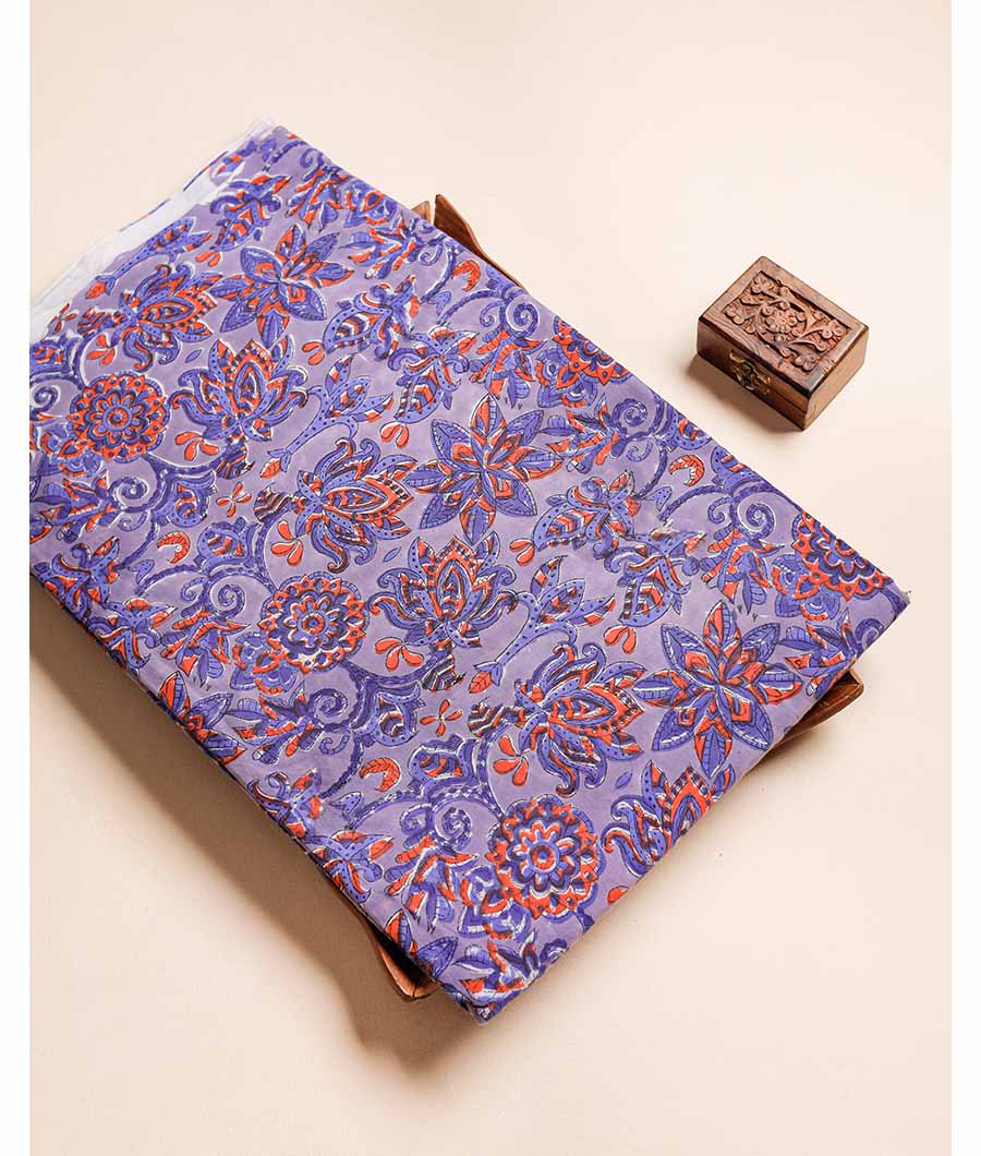 PURE COTTON HAND BLOCK PRINTED FABRIC