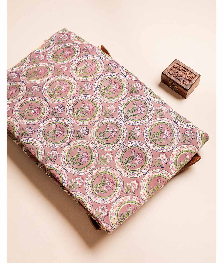PURE COTTON HAND BLOCK PRINTED FABRIC