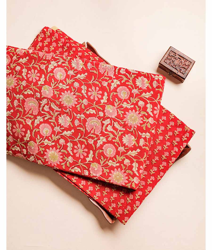 PURE COTTON HAND BLOCK PRINTED FABRIC
