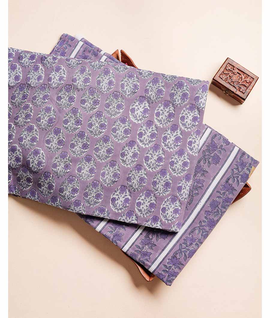 PURE COTTON HAND BLOCK PRINTED FABRIC