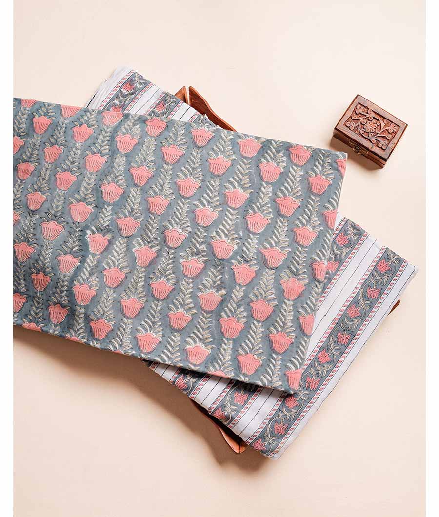 PURE COTTON HAND BLOCK PRINTED FABRIC