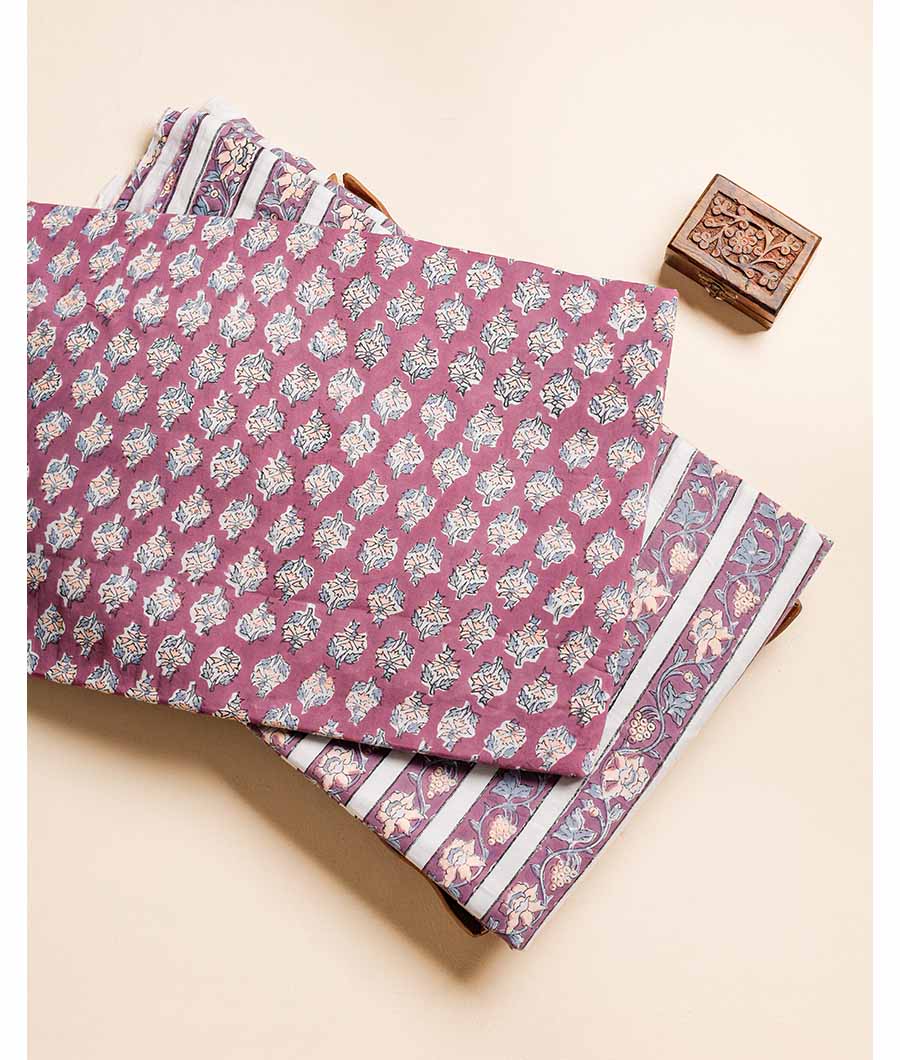 PURE COTTON HAND BLOCK PRINTED FABRIC