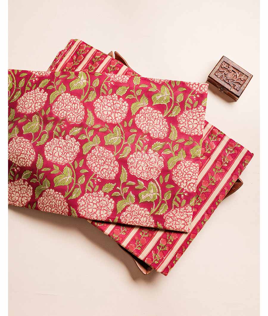 PURE COTTON HAND BLOCK PRINTED FABRIC