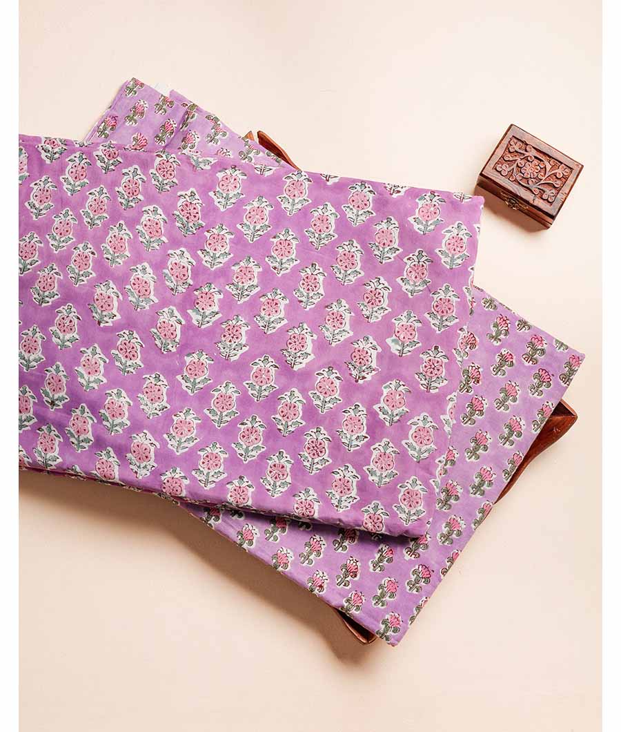 PURE COTTON HAND BLOCK PRINTED FABRIC
