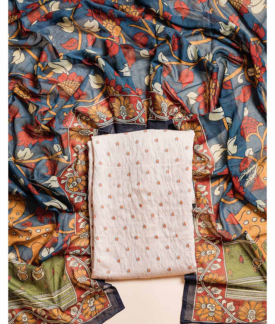 MOGRA CHANDERI 2 PIECE SET