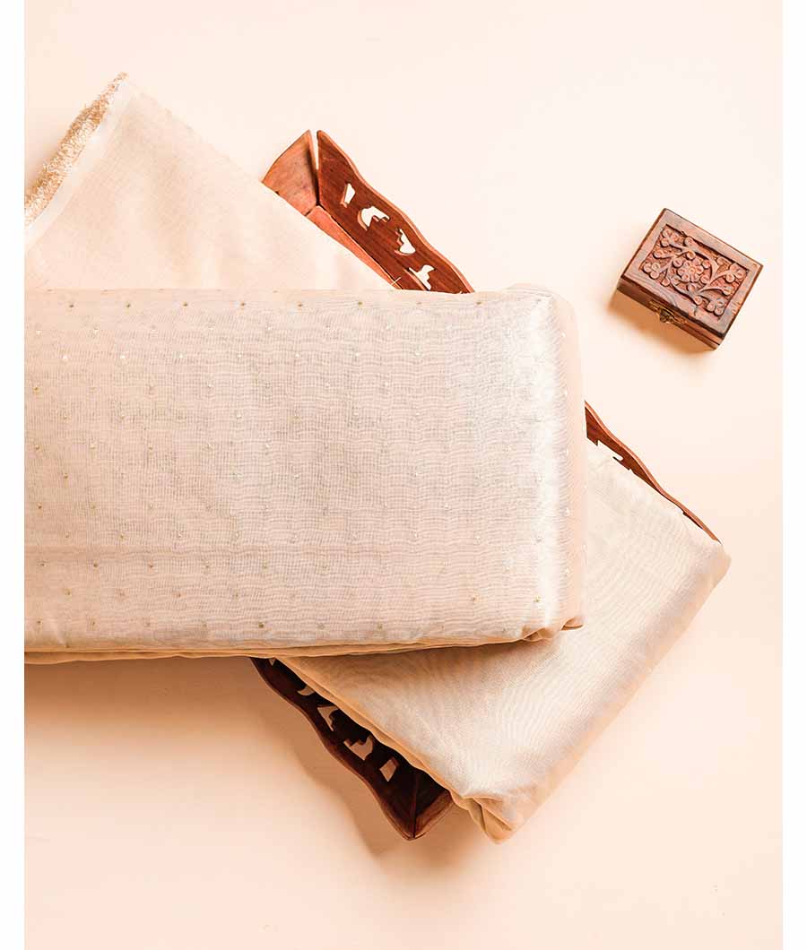 SEMI TISSUE BROCADE FABRIC