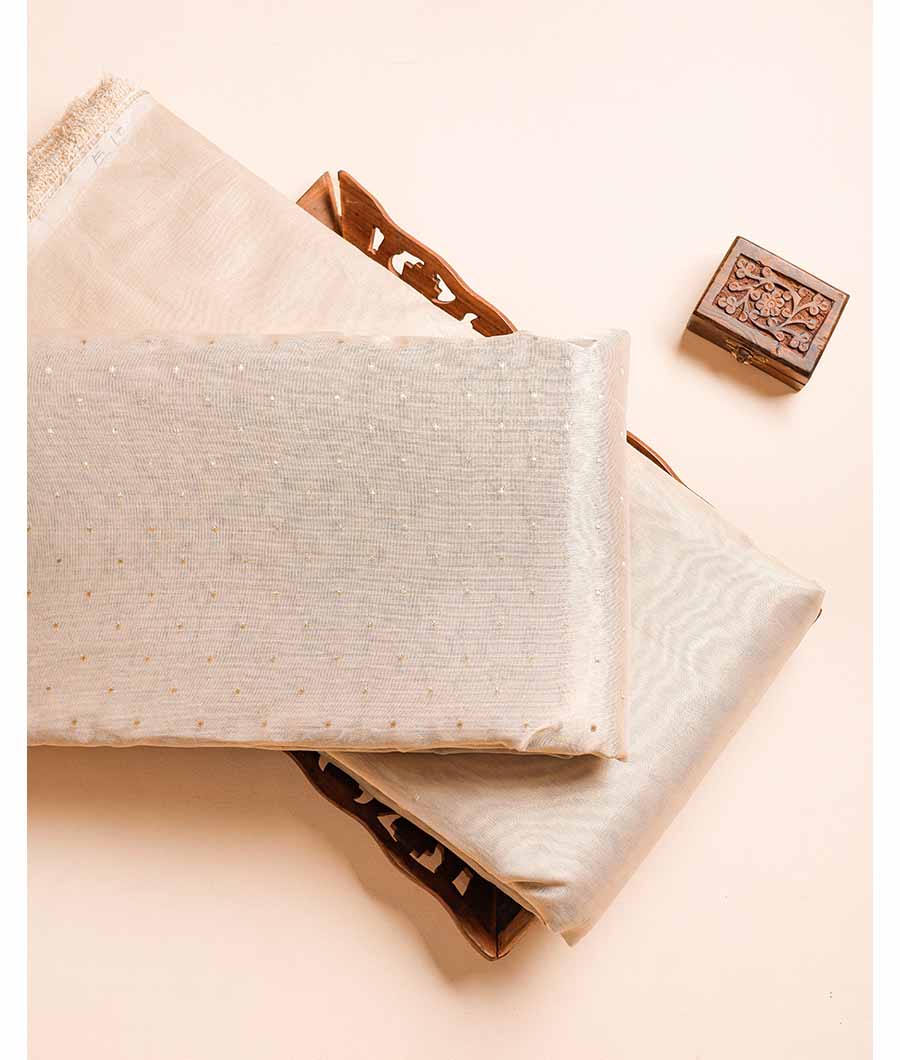 SEMI TISSUE BROCADE FABRIC