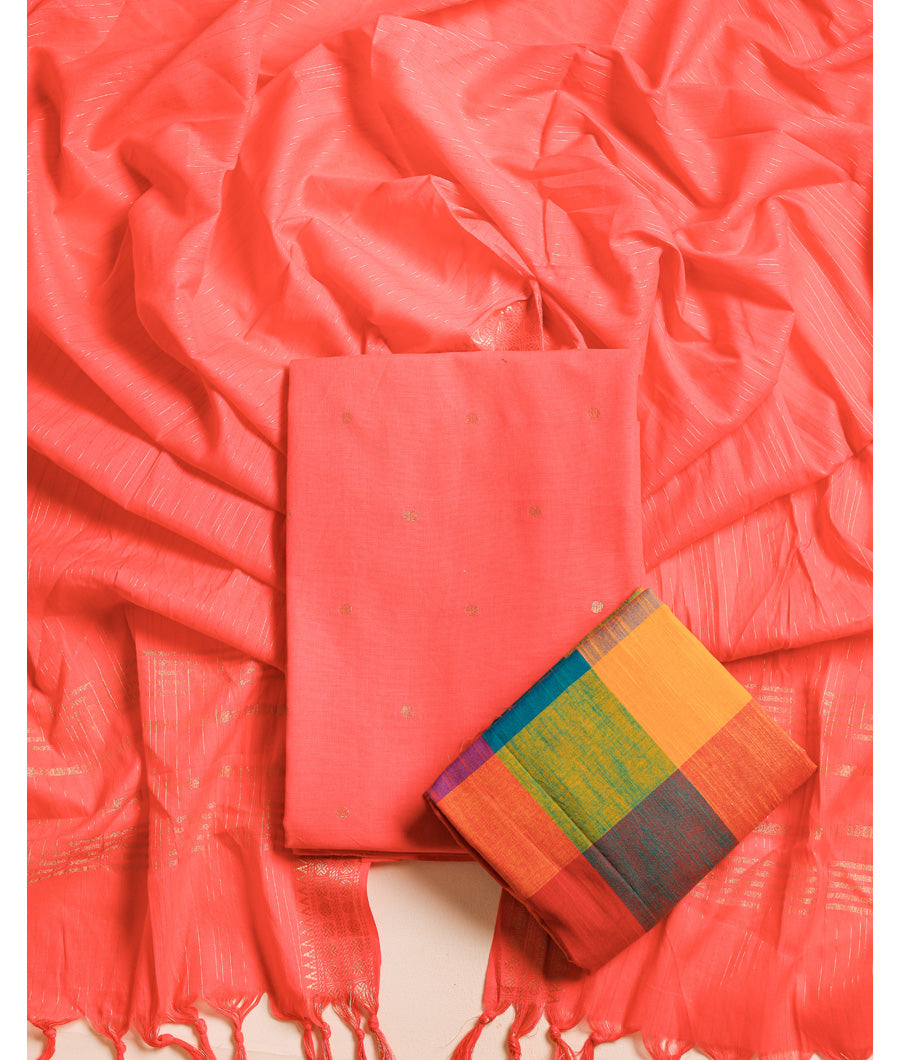 COTTON LUREX HERITAGE SUIT SET