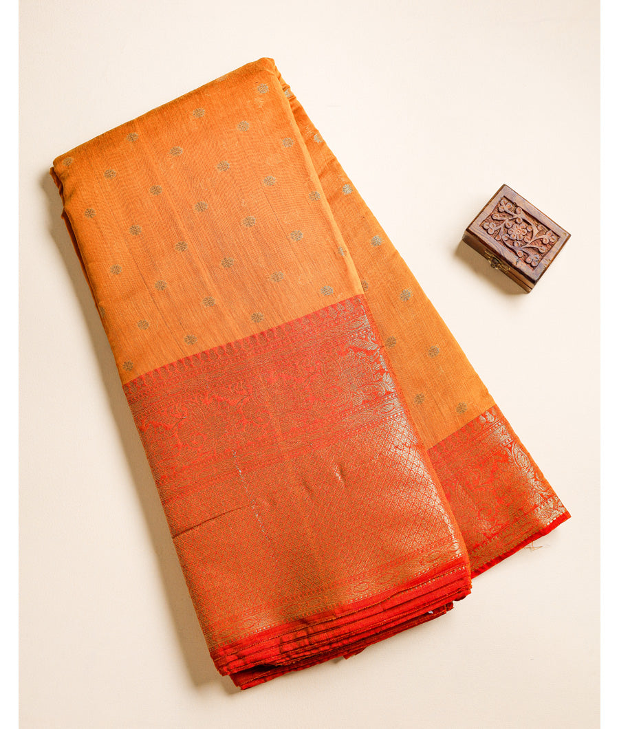 COTTON SILK NARAYANPET BORDER FABRIC