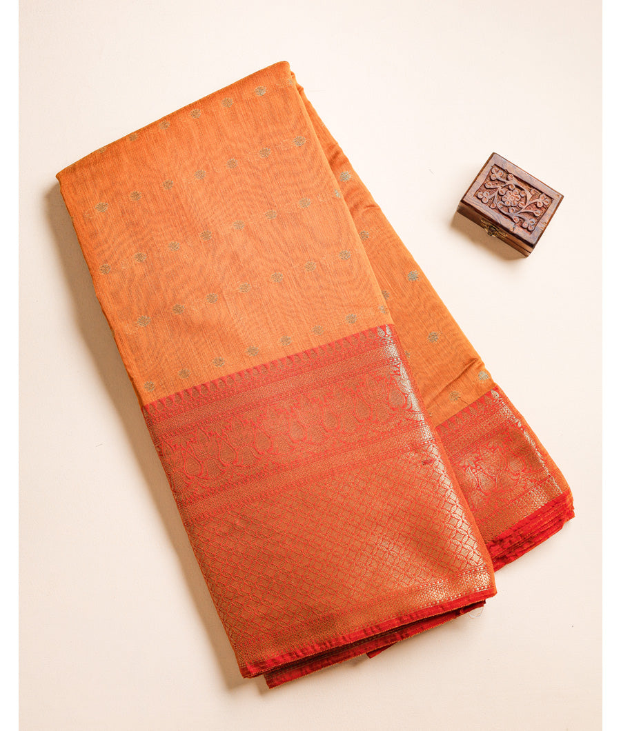 COTTON SILK NARAYANPET BORDER FABRIC