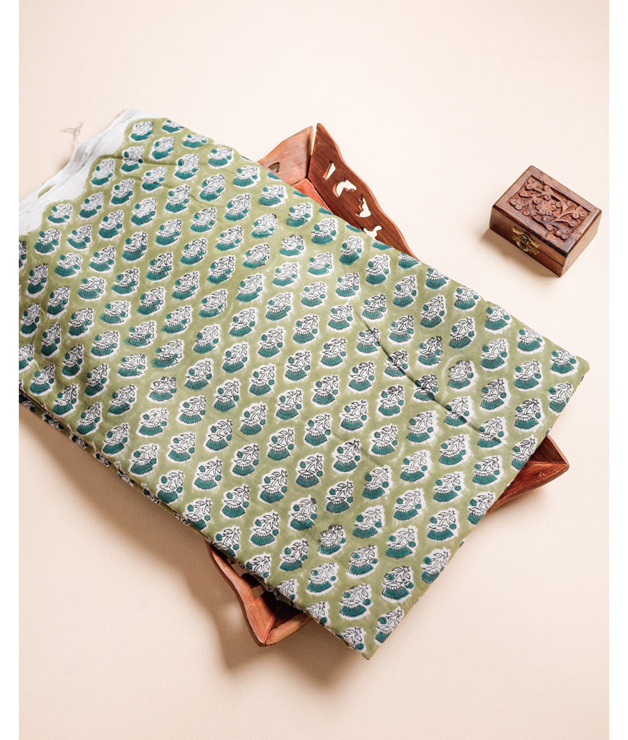 PURE COTTON HAND BLOCK PRINTED FABRIC