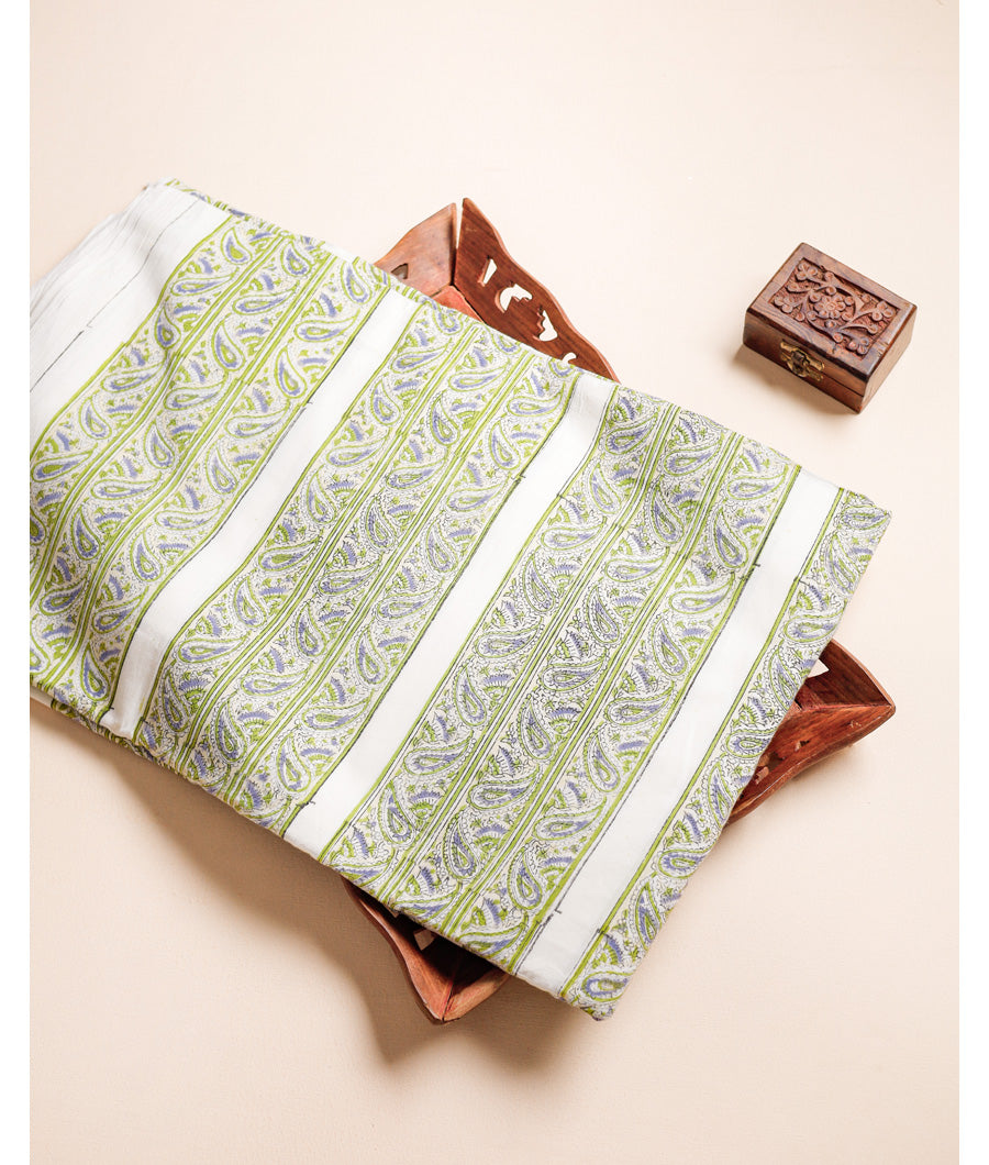 PURE COTTON HAND BLOCK PRINTED FABRIC
