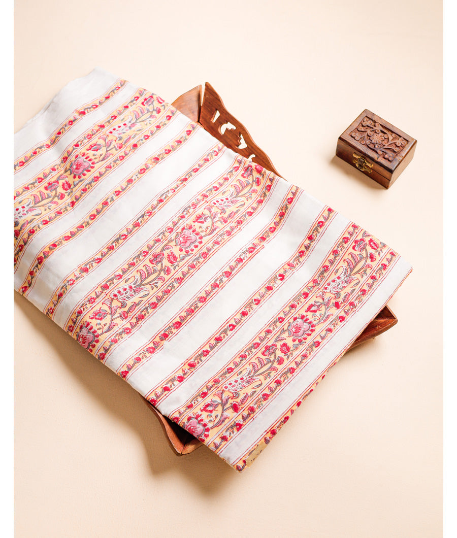 PURE COTTON HAND BLOCK PRINTED FABRIC