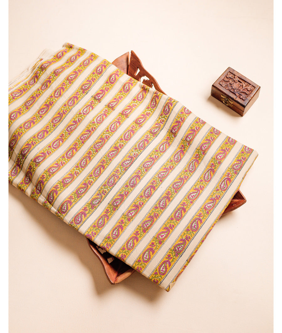 PURE COTTON HAND BLOCK PRINTED FABRIC