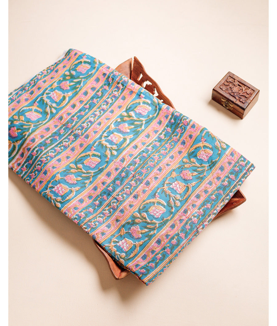 PURE COTTON HAND BLOCK PRINTED FABRIC
