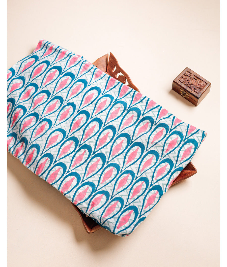 PURE COTTON HAND BLOCK PRINTED FABRIC