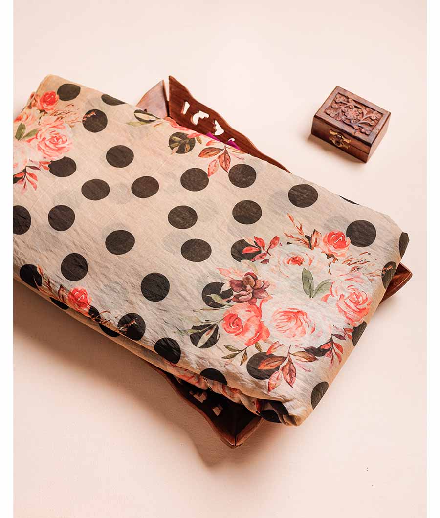 MOGRA CHANDERI PRINTED FABRIC