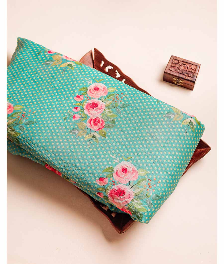 MOGRA CHANDERI PRINTED FABRIC