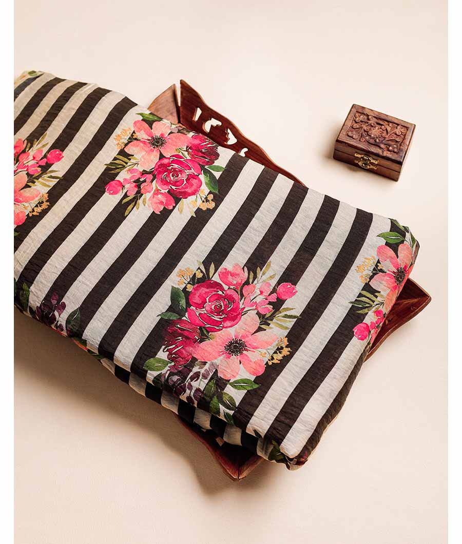 MOGRA CHANDERI PRINTED FABRIC