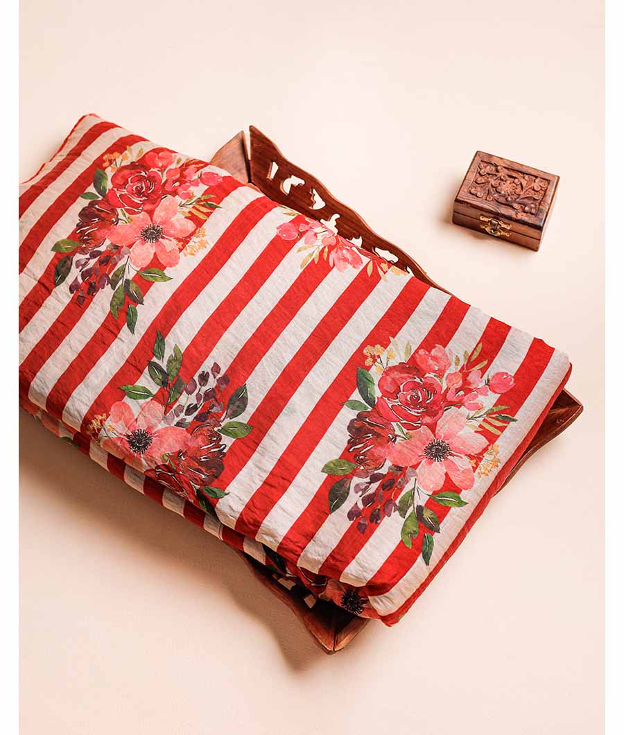 MOGRA CHANDERI PRINTED FABRIC