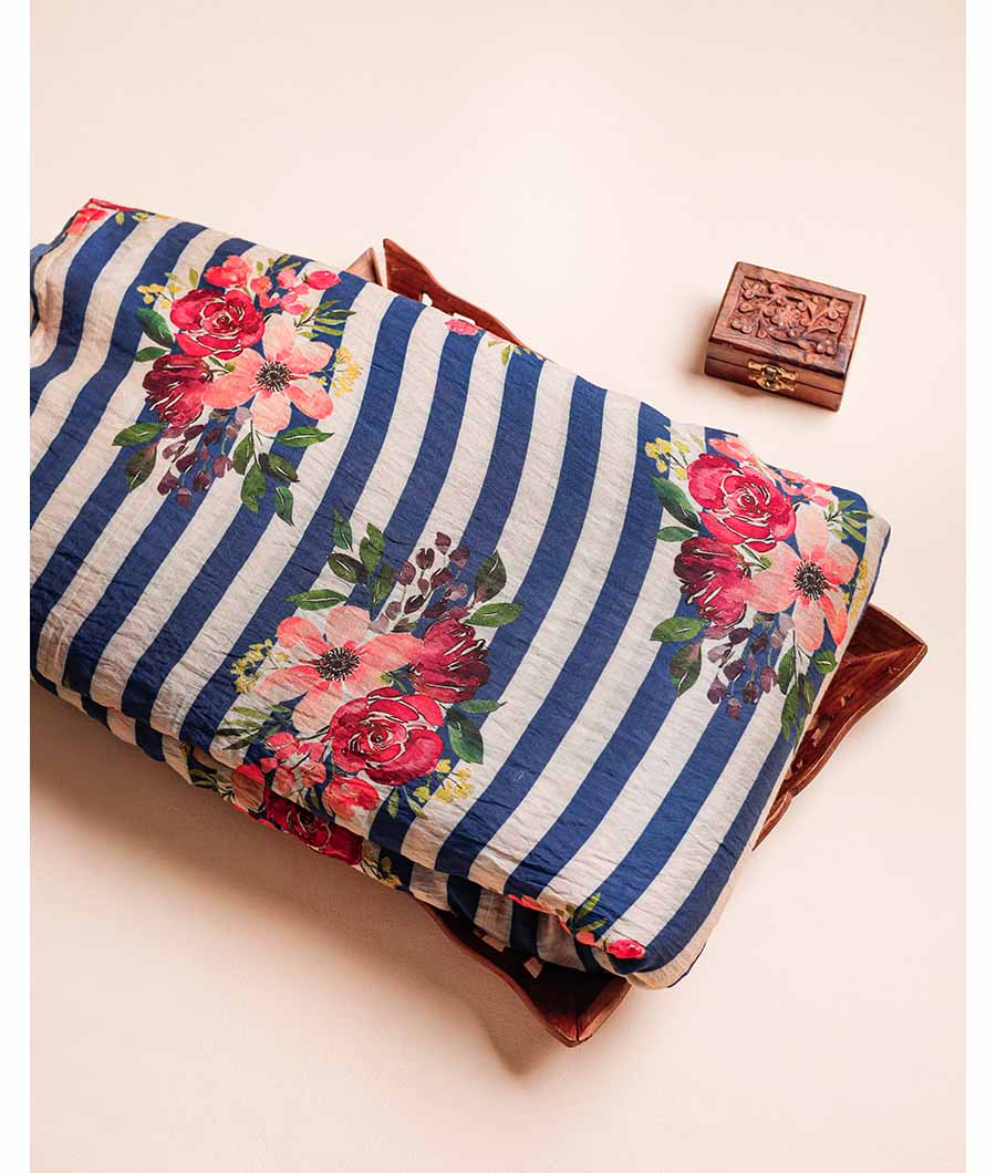 MOGRA CHANDERI PRINTED FABRIC