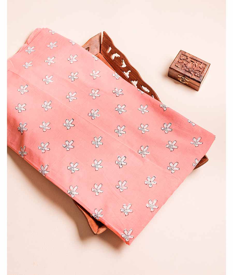 NATURAL DYE HAND BLOCK PRINTED FABRIC