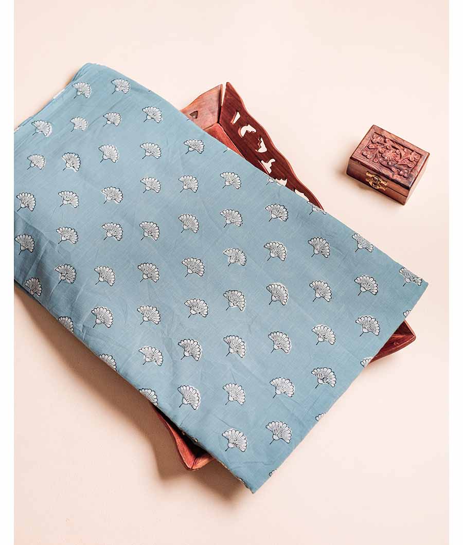 NATURAL DYE HAND BLOCK PRINTED FABRIC