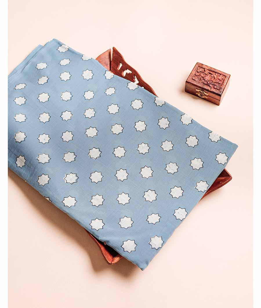 NATURAL DYE HAND BLOCK PRINTED FABRIC