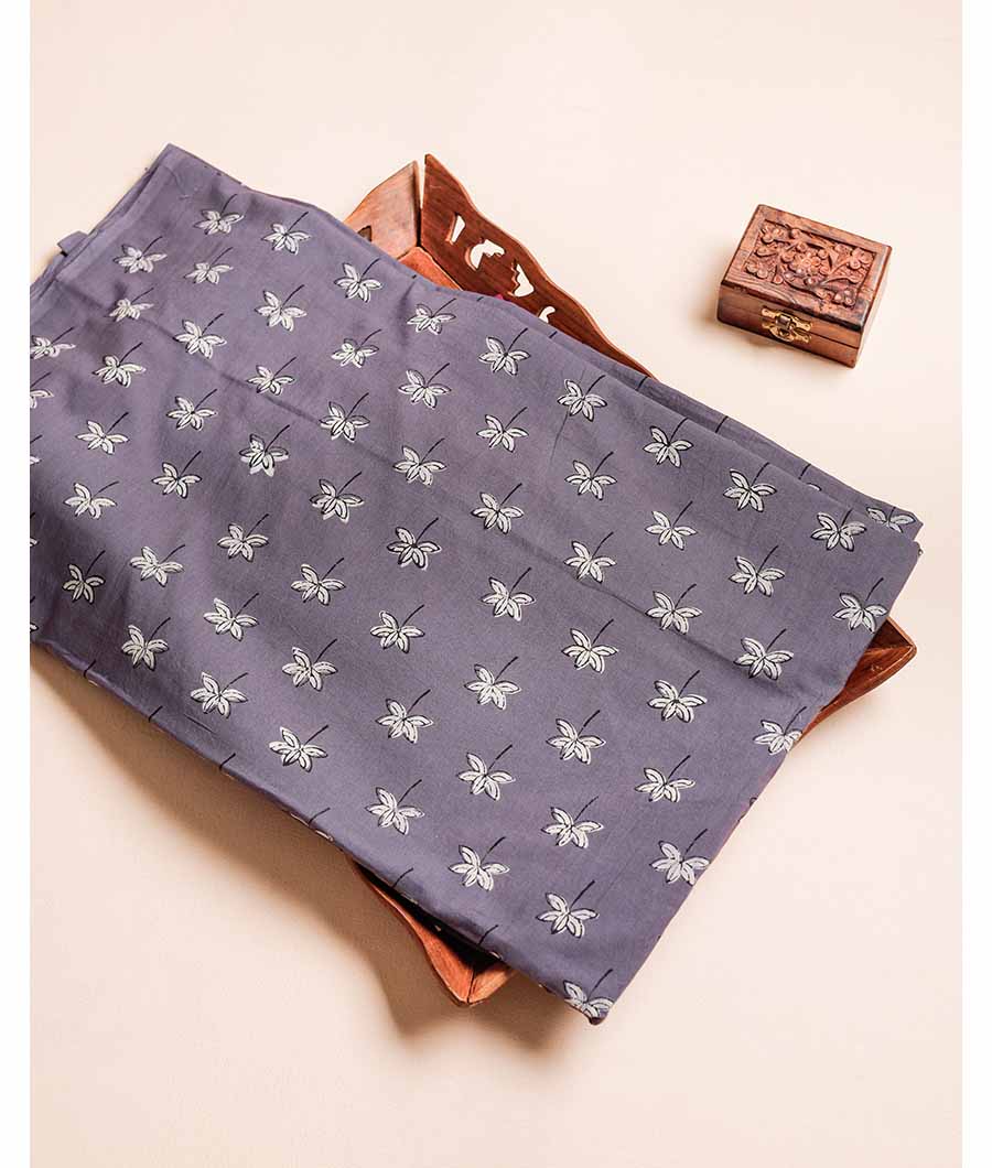 NATURAL DYE HAND BLOCK PRINTED FABRIC