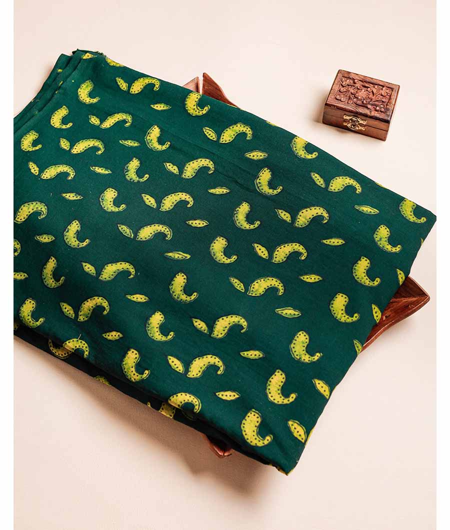 NATURAL DYE HAND BLOCK PRINTED FABRIC