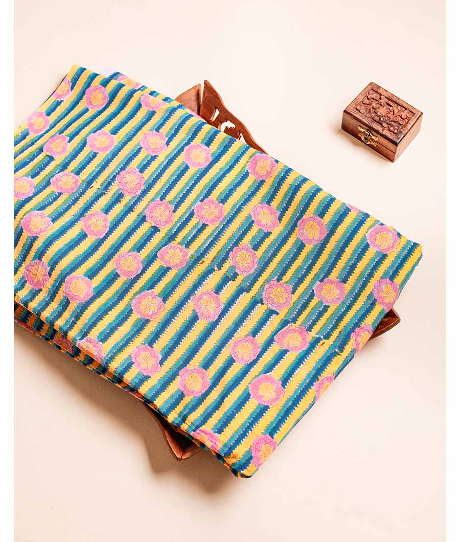 COTTON HANDBLOCK PRINTED FABRIC