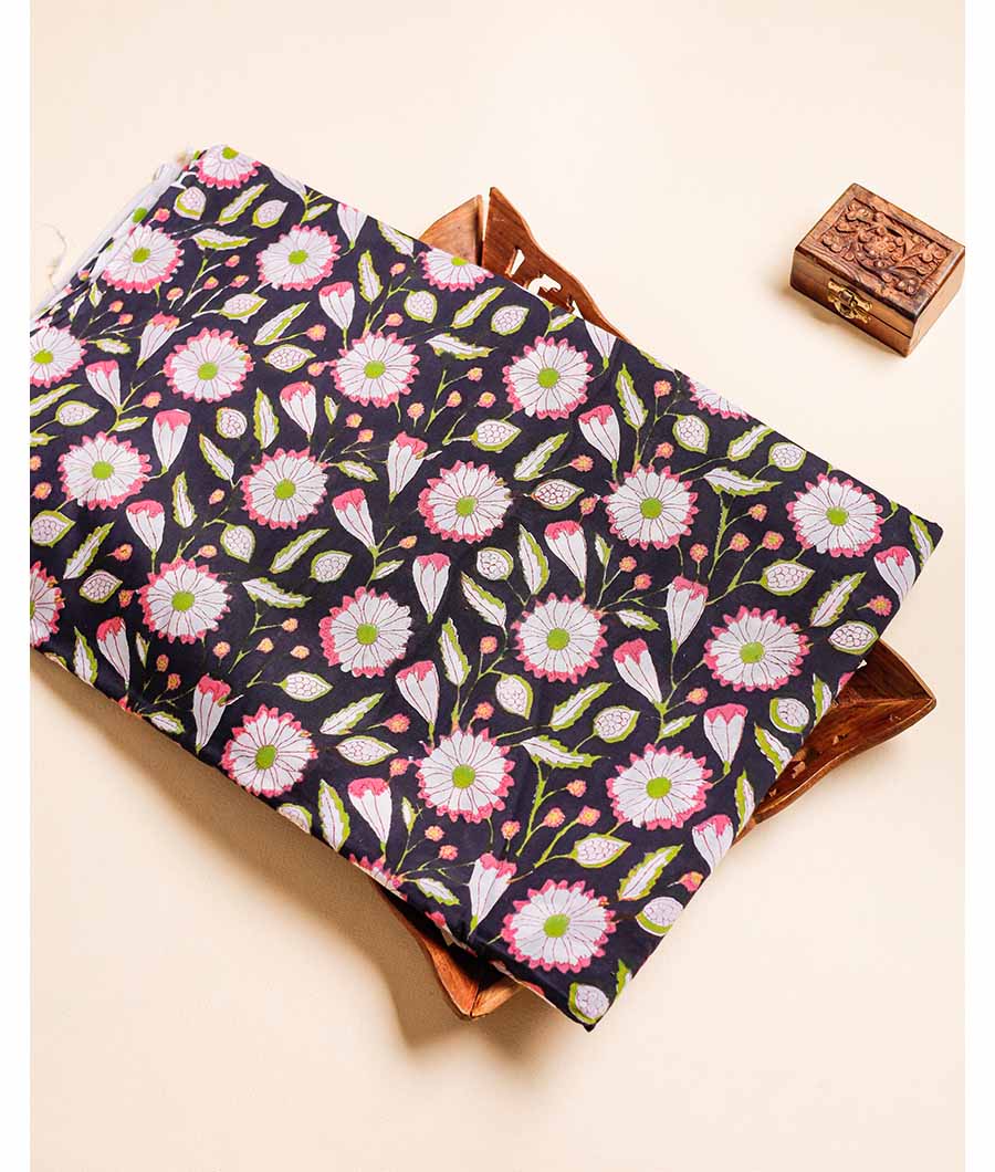COTTON HANDBLOCK PRINTED FABRIC